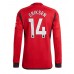 Tanie Strój piłkarski Manchester United Christian Eriksen #14 Koszulka Podstawowej 2023-24 Długie Rękawy